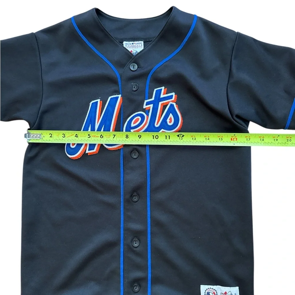 Vintage New York Mets Jose Reyes Youth Black Baseball‎ Jersey Size Large MLB